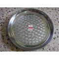 Flower Deisgn Stainless Steel Food Tray